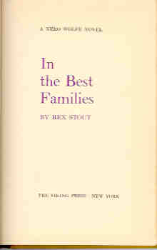 In the Best Families Image for In the Best Families