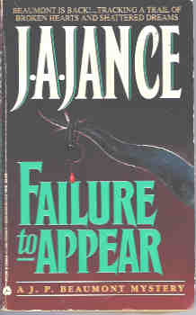 Image for Failure to Appear (J. P. Beaumont Mystery Ser.)