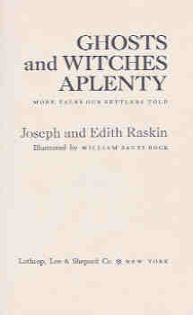 Image for Ghosts and Witches Aplenty:  More Tales Our Settlers Told