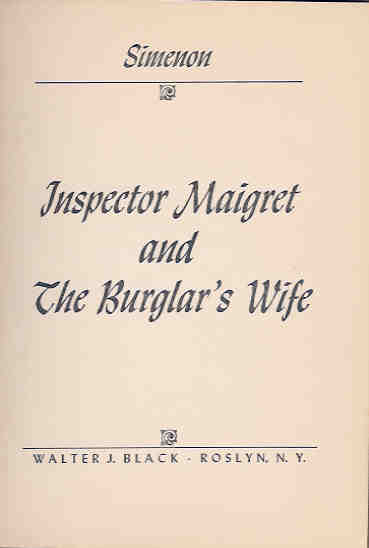 Image for Inspector Maigret and the Burglar's Wife