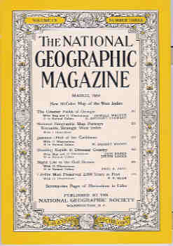 Image for National Geographic March 1954, Vol. CV, No. Three