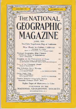 Image for National Geographic June 1954, Vol. CV, No. Six