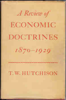 Image for A Review of Economic Doctrines:  1870-1929