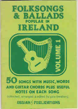 Image for Folksongs and Ballads Popular in Ireland, Volume I