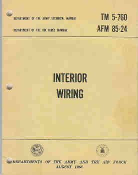 Interior Wiring : TM 5-760 AFM 85-24 1976 (1968) Image for Interior Wiring : TM 5-760 AFM 85-24 1976 (1968)