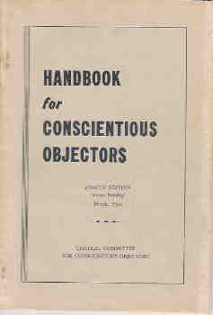 Image for Handbook for Conscientious Objectors