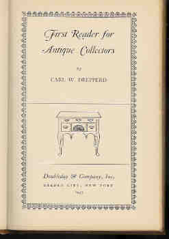 Image for First Reader for Antique Collectors